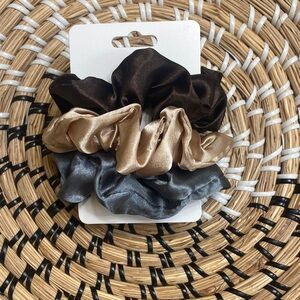 Set of 3 Satin Scrunchies
